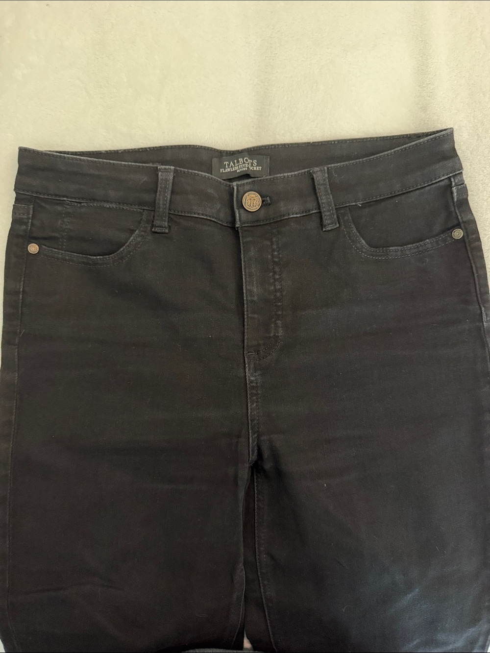 Talbots Black High-Rise Women’s Jeans - Slim Fit